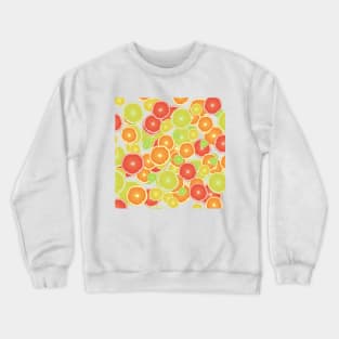 Citrus Fruit Party - Oranges, Lemons, Grapefruits Crewneck Sweatshirt